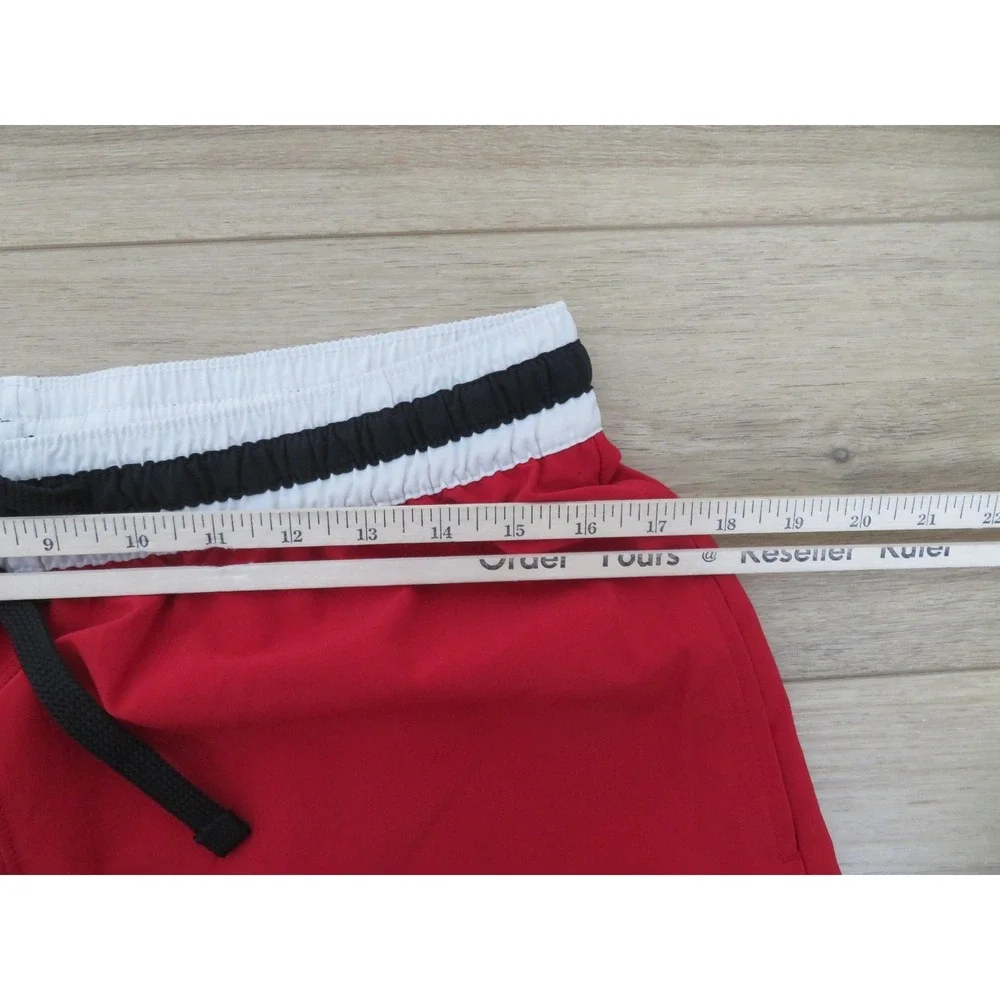Jordan Basketball Shorts Mens Large Red Dri Fit 7